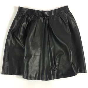 FAUX LEATHER HELLO KITTY SKIRT